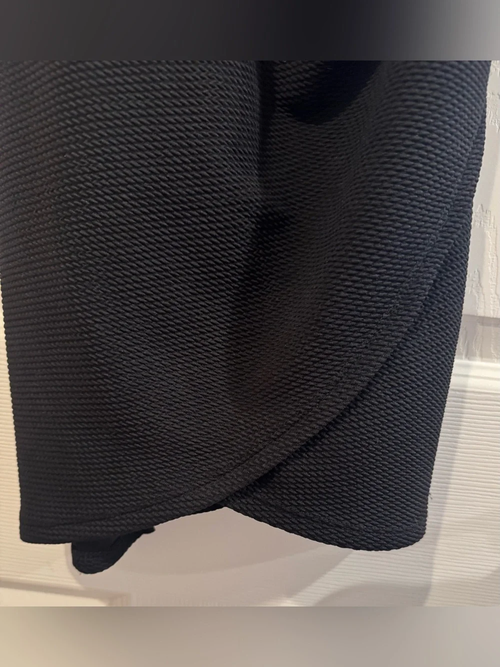 Crave Fame Black Textured Cutout Bodycon Dress